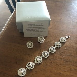 Swarovski crystal and pearl set
